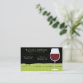 Carte De Visite Barre du barman/propriétaire (Debout devant)