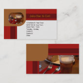 Carte De Visite Barre et gril (Devant / Derrière)