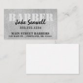 Carte De Visite Barre gris industriel moderne (Devant / Derrière)