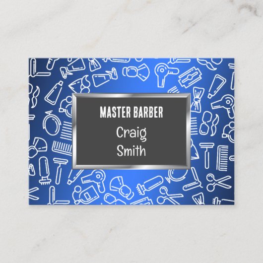 Carte De Visite Barre personnalisée QR (Devant)