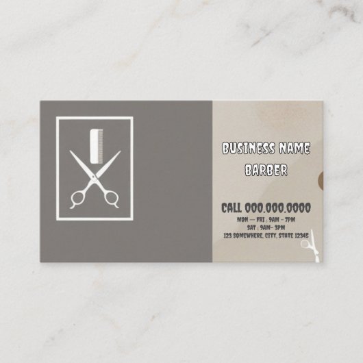 Carte De Visite Barre professionnelle (Devant)