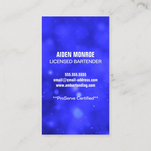 Carte De Visite Barreau professionnel (Dos)