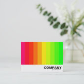 Carte De Visite Barres couleur 02 (Debout devant)
