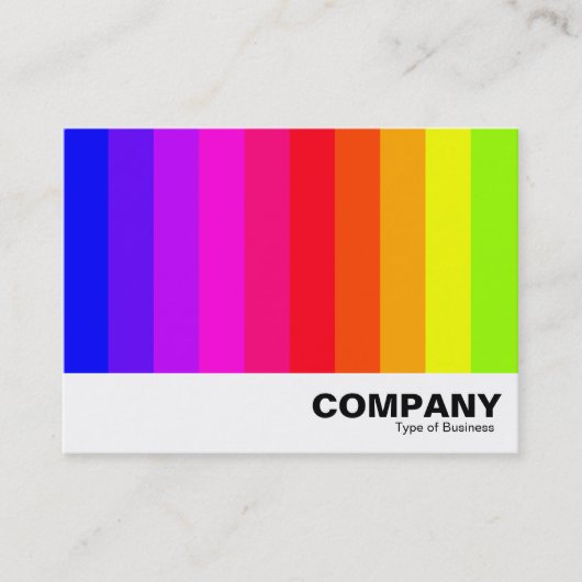 Carte De Visite Barres de couleurs 01 (Devant)