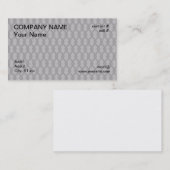 Carte De Visite Barrière de maillon de chaîne (Devant / Derrière)