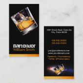 Carte De Visite Bartender (Devant / Derrière)