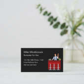 Carte De Visite Bartender For Hire Modern Design (Debout devant)
