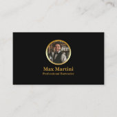 Carte De Visite Bartender professionnel élégant (Devant)