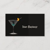 Carte De Visite Bartending Bartender Service De Restauration (Dos)
