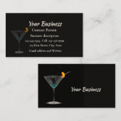 Carte De Visite Bartending Bartender Service De Restauration (Devant / Derrière)