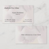 Carte De Visite Bas du pied (Devant / Derrière)