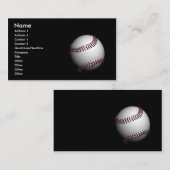 Carte De Visite base-ball (Devant / Derrière)