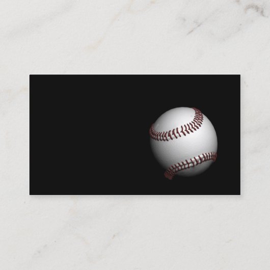 Carte De Visite base-ball (Dos)