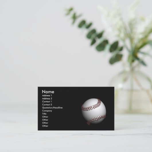 Carte De Visite base-ball (Debout devant)