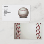 Carte De Visite Base-ball (Devant / Derrière)