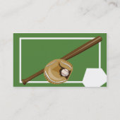 Carte De Visite Base-ball - affaires (Dos)