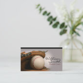 Carte De Visite Base-ball Coach Business Card (Debout devant)