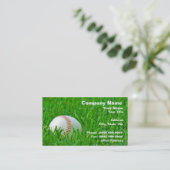 Carte De Visite Base-ball dans l'herbe (Debout devant)