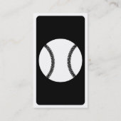 Carte De Visite base-ball de mod (Dos)