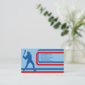 Carte De Visite base-ball : rétro style : (Debout devant)