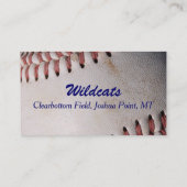 Carte De Visite Baseball (Dos)