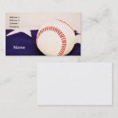 Carte De Visite baseball américain (Devant / Derrière)