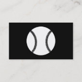 Carte De Visite BASEBALL aqua swatch (Dos)