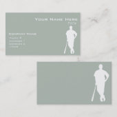 Carte De Visite Baseball Ash Grey (Devant / Derrière)