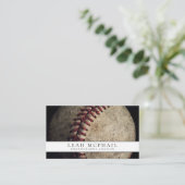 Carte De Visite Baseball Battu (Debout devant)