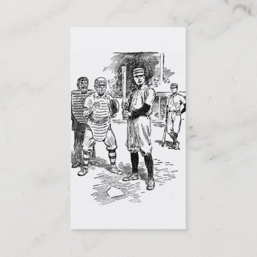 Carte De Visite Baseball : Joueurs (Dos)