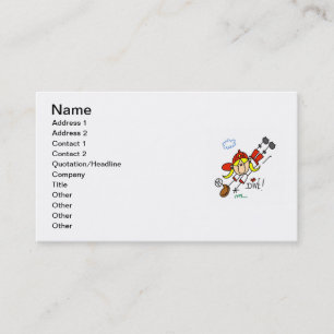 Carte De Visite Baseball Plongeuse Filles T-shirts et Cadeaux de S
