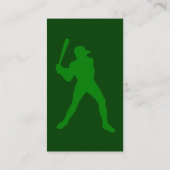 Carte De Visite baseball : style rétro : (Dos)