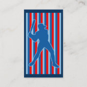 Carte De Visite baseball : style rétro : (Dos)