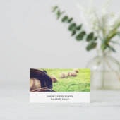 Carte De Visite Baseball sur le terrain, Joueur de Baseball, Entra (Debout devant)