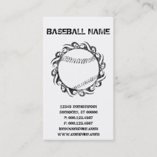 Carte De Visite baseball tribal
