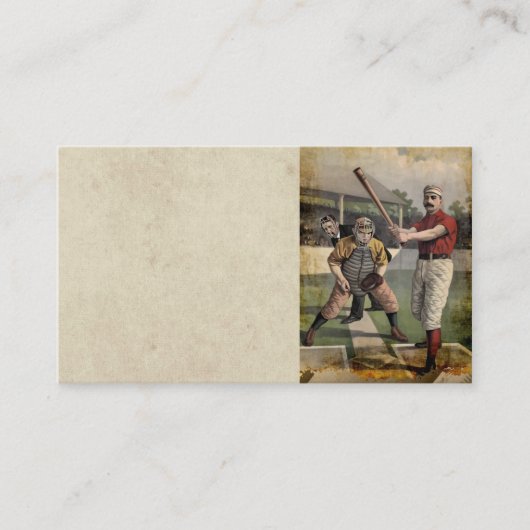 Carte De Visite Baseball : Vintage (Devant)