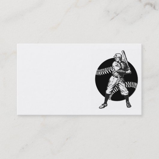 Carte De Visite Baseball : Vintage (Devant)