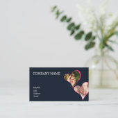 CARTE DE VISITE BASIC TEMPLATE ongles (Debout devant)