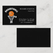 Carte De Visite Basket (Devant / Derrière)