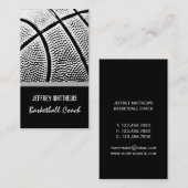 Carte De Visite Basket-ball (Devant / Derrière)