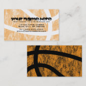 Carte De Visite basket-ball (Devant / Derrière)