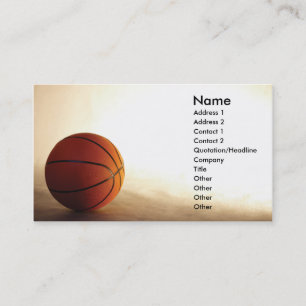 Carte De Visite Basket-ball