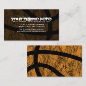 Carte De Visite basket-ball (Devant / Derrière)