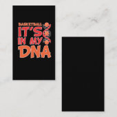 Carte De Visite Basket-ball, ça fait partie de l'équipe d'entraîne (Devant / Derrière)