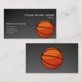 Carte De Visite Basket-ball en fibre de carbone (Devant / Derrière)