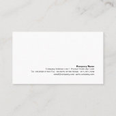 Carte De Visite Basket-ball entraîneur Scoutisme professionnel Spo (Dos)