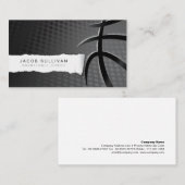 Carte De Visite Basket-ball entraîneur Scoutisme professionnel Spo (Devant / Derrière)