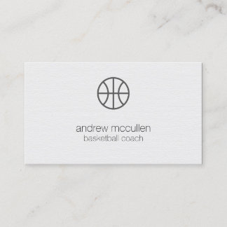Carte De Visite Basket-ball entraîneur Scoutisme professionnel Spo