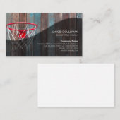 Carte De Visite Basket-ball entraîneur Scoutisme professionnel Spo (Devant / Derrière)