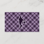 Carte De Visite Basket-ball pourpre (Dos)